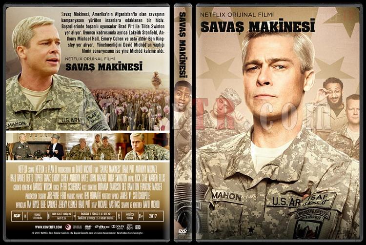 War Machine (Savaş Makinesi) - Custom Dvd Cover - Türkçe [2017]-1jpg