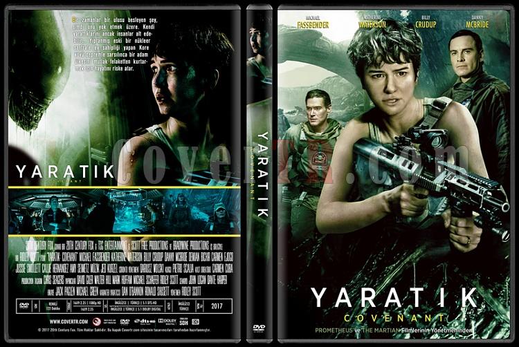 Alien: Covenant (Yaratk: Covenant) - Custom Dvd Cover - Trke [2017]-2jpg