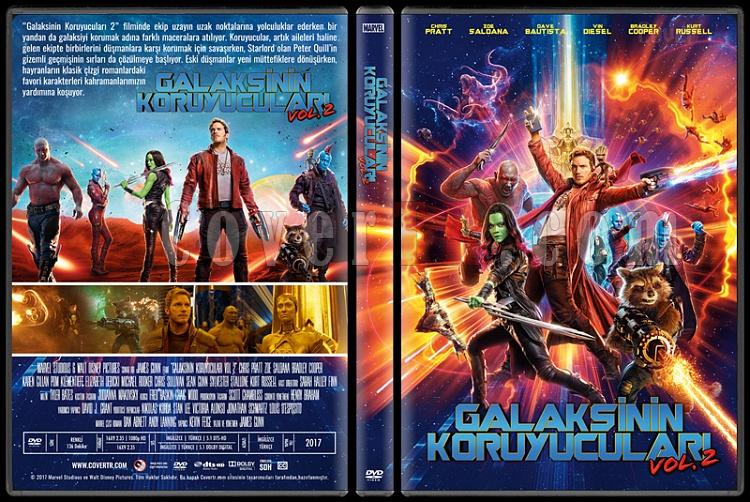 Guardians of the Galaxy Vol. 2 (Galaksinin Koruyucular 2) - Custom Dvd Cover - Trke [2017]-1jpg