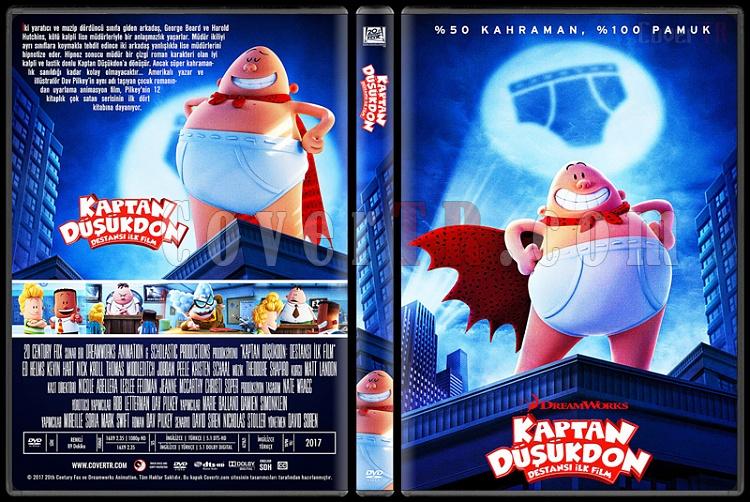 Captain Underpants: The First Epic Movie (Kaptan Dkdon: Destans lk Film) - Custom Dvd Cover - Trke [2017]-1jpg