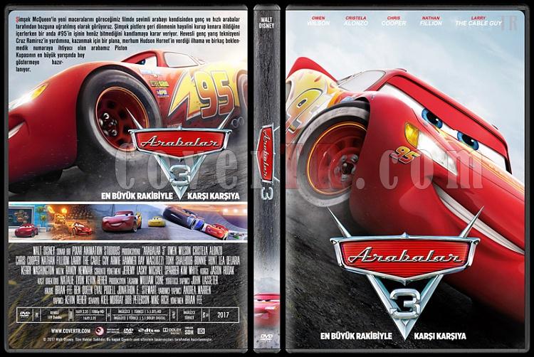 Cars 3 (Arabalar 3) - Custom Dvd Cover - Türkçe [2017]-2jpg
