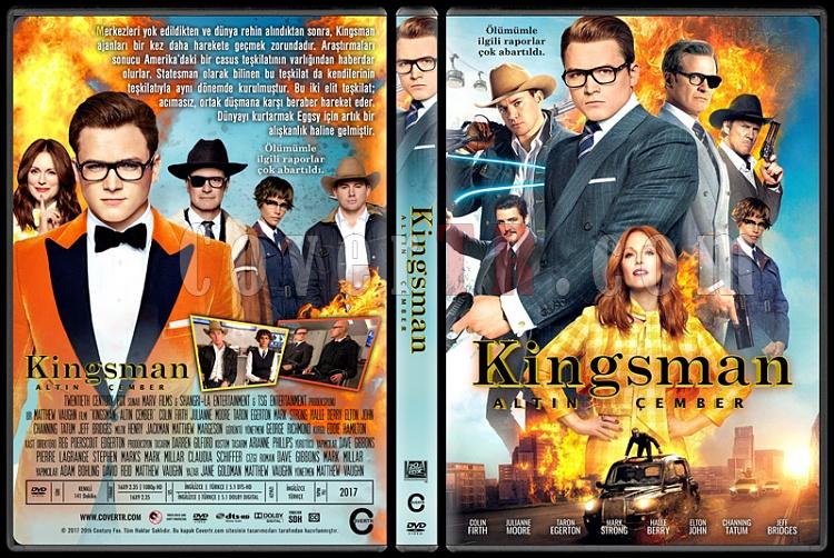 Kingsman: The Golden Circle (Kingsman: Altn ember) - Custom Dvd Cover - Trke [2017]-1jpg