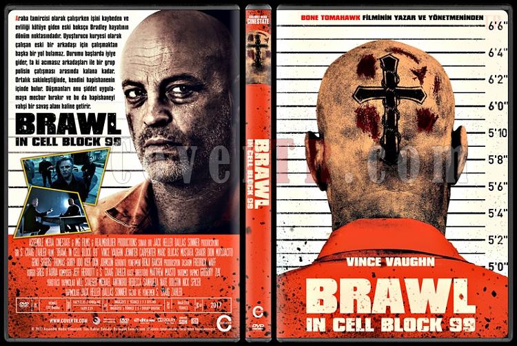 Brawl in Cell Block 99 - Custom Dvd Cover - Trke [2017]-1jpg