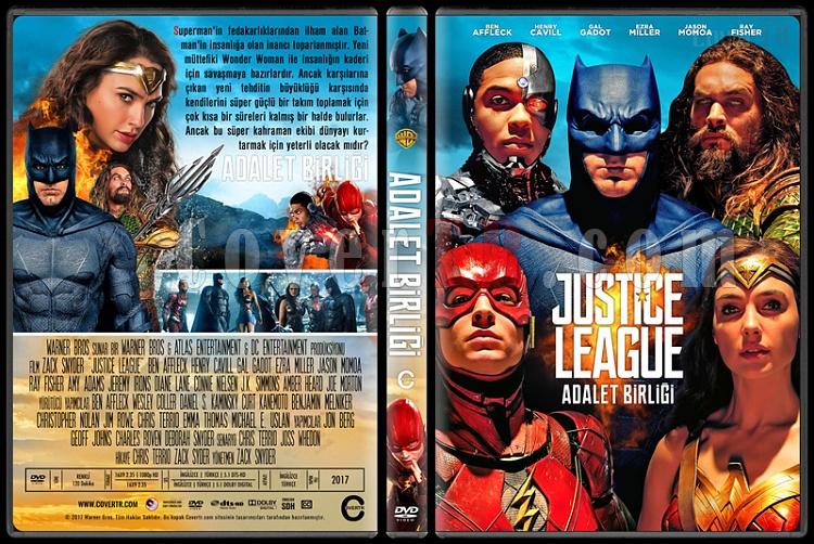 Justice League (Adalet Birlii) - Custom Dvd Cover - Trke [2017]-1jpg