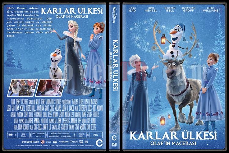 Olaf's Frozen Adventure (Karlar lkesi: Olaf'n Maceras) - Custom Dvd Cover - Trke [2017]-1jpg