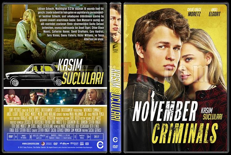 November Criminals (Kasım Suçluları) - Custom Dvd Cover - Türkçe [2017]-1jpg