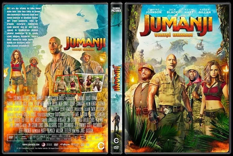 Jumanji: Welcome to the Jungle (Jumanji: Vahi Orman) - Custom Dvd Cover - Trke [2017]-1jpg