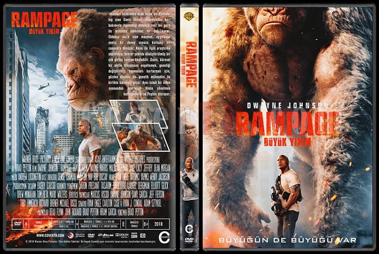 Rampage (Rampage: Byk Ykm) - Custom Dvd Cover - Trke [2018]-2jpg