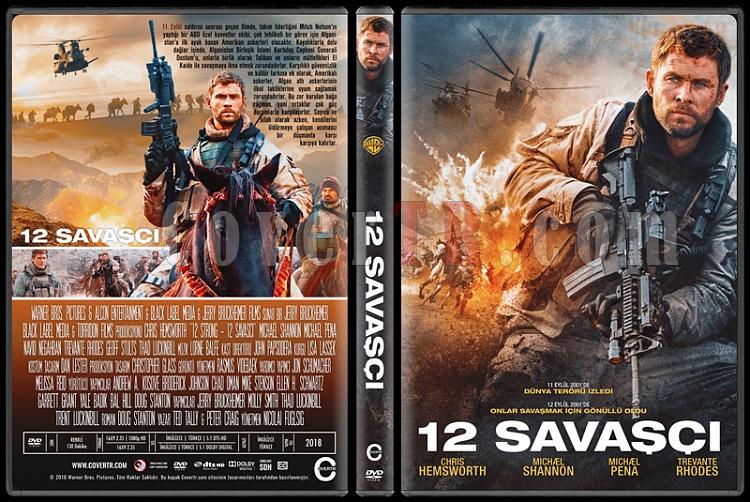 12 Strong (12 Sava) - Custom Dvd Cover - Trke [2018]-1jpg