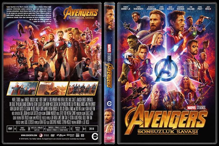 Avengers: Infinity War (Yenilmezler: Sonsuzluk Sava) - Custom Dvd Cover - Trke [2018]-1jpg