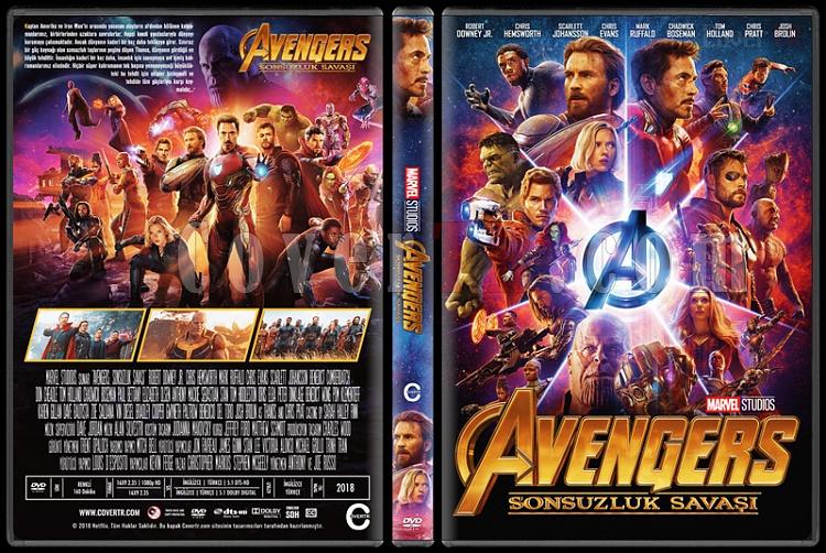 Avengers: Infinity War (Yenilmezler: Sonsuzluk Sava) - Custom Dvd Cover - Trke [2018]-2jpg