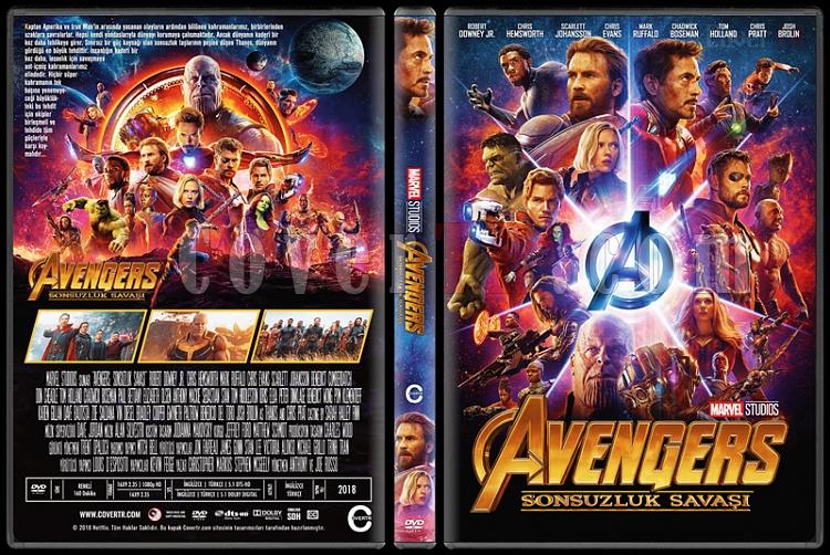 Avengers: Infinity War (Yenilmezler: Sonsuzluk Sava) - Custom Dvd Cover - Trke [2018]-3jpg