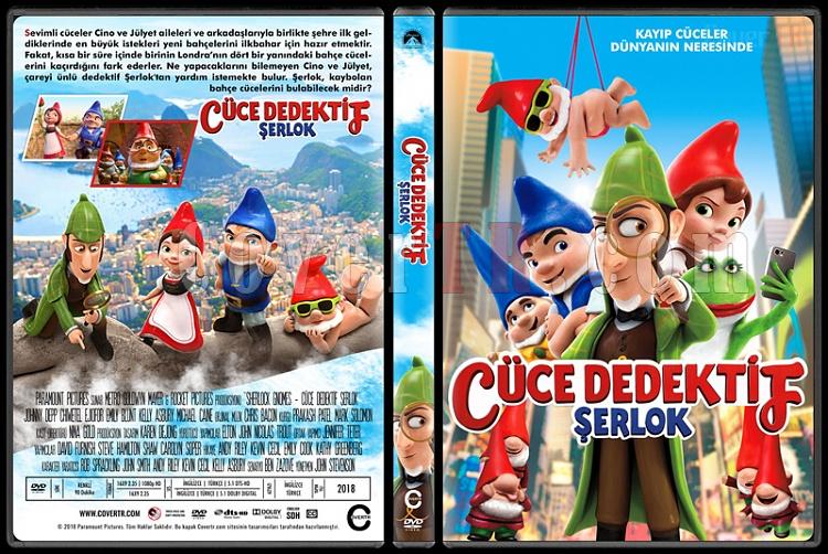 Sherlock Gnomes (Cce Dedektif erlok) - Custom Dvd Cover - Trke [2018]-1jpg