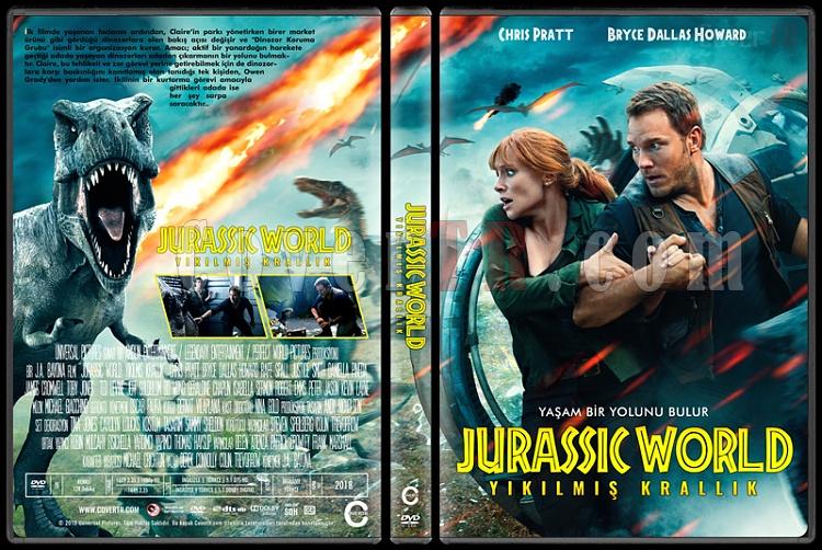 Jurassic World: Fallen Kingdom (Jurassic World: Yklm Krallk) - Custom Dvd Cover - Trke [2018]-01jpg