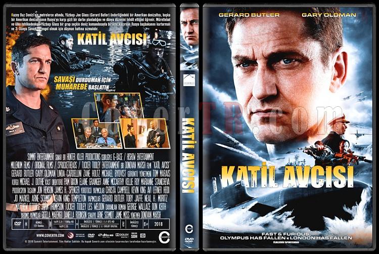 Hunter Killer (Katil Avcs) - Custom Dvd Cover - Trke [2018]-1jpg