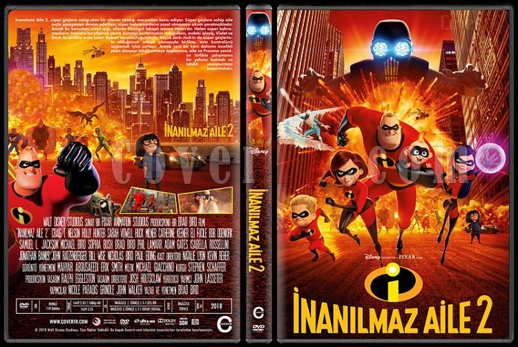 Incredibles 2 (İnanılmaz Aile 2) - Custom Dvd Cover - Türkçe [2018]-1jpg