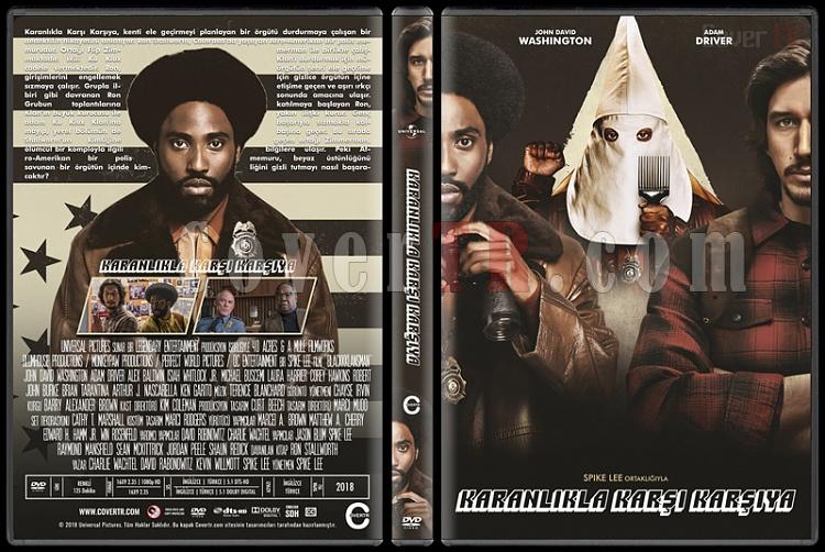 BlacKkKlansman (Karanlkta Kar Karya) - Custom Dvd Cover - Trke [2018]-3jpg