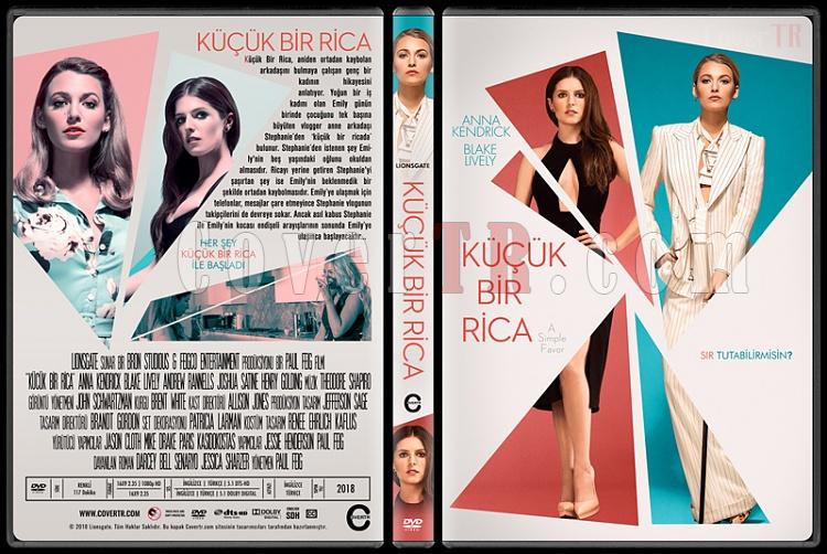 A Simple Favor (Kk Bir Rica) - Custom Dvd Cover - Trke [2018]-2jpg