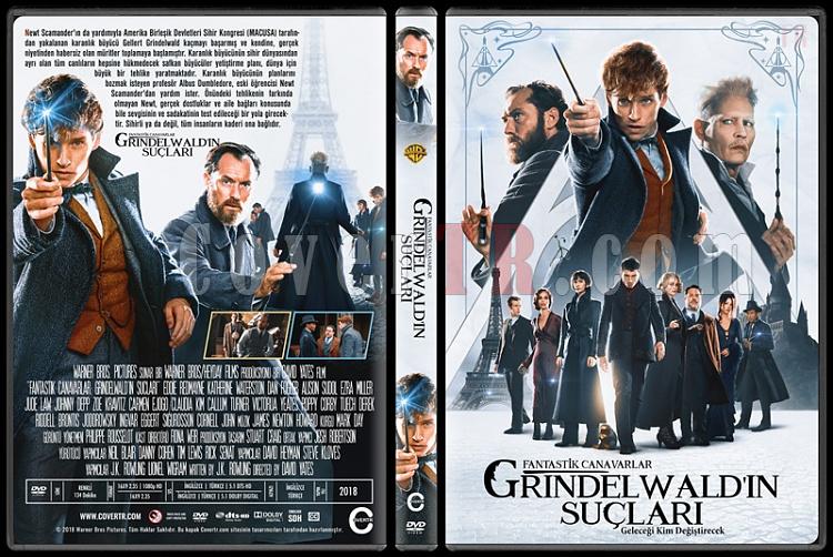 Fantastic Beasts: The Crimes of Grindelwald (Fantastik Canavarlar: Grindelwald'n Sular) - Custom Dvd Cover - Trke [2018]-1jpg