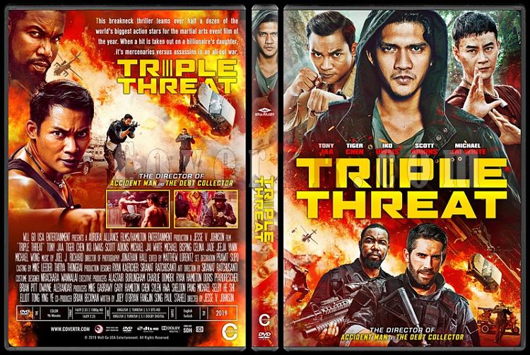 Triple Threat - Custom Dvd Cover - English [2019]-01jpg