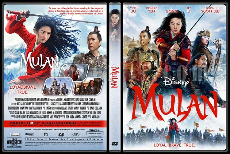 Mulan - Custom Dvd Cover - Trke [2020]-1jpg