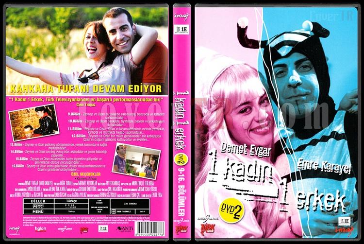 1 Kadn 1 Erkek (Dvd 2 / 9-16. Blmler) - Scan DVD Cover - Trke [2008-?]-1_kadin_1_erkek_1-2jpg