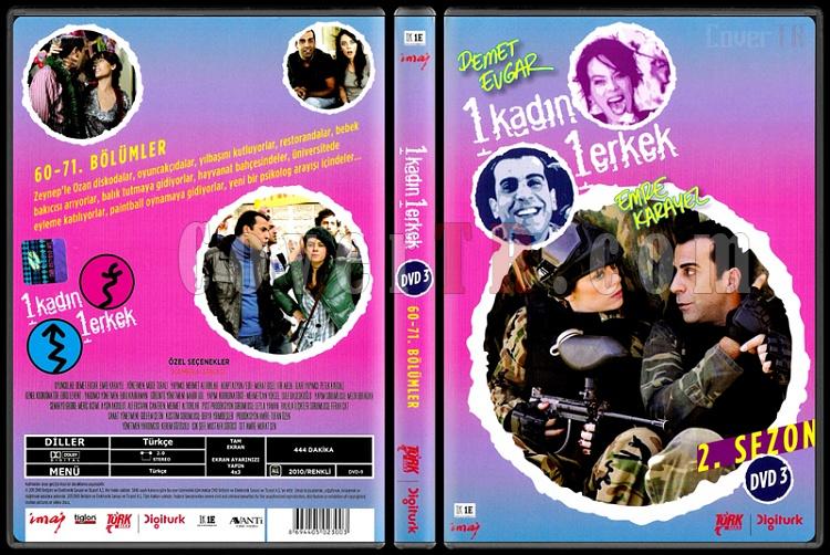 1 Kadn 1 Erkek (Dvd 3 / 60-71. Blmler) - Scan DVD Cover - Trke [2008-?]-1_kadin_1_erkek_2-3jpg