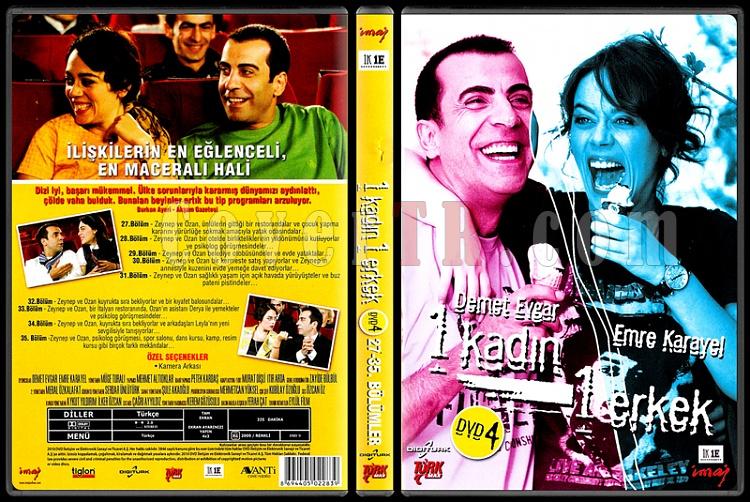 1 Kadn 1 Erkek (Dvd 4 / 27-35. Blmler) - Scan Dvd Cover - Trke [2008-?]-1_kadin_1_erkek_1-4jpg