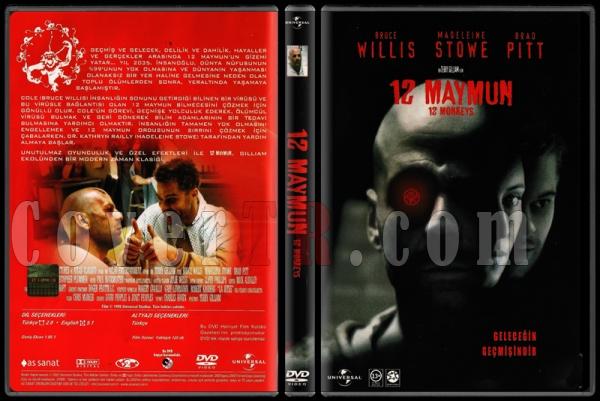 12 Monkeys (12 Maymun) - Scan Dvd Cover - Trke [1995]-12jpg