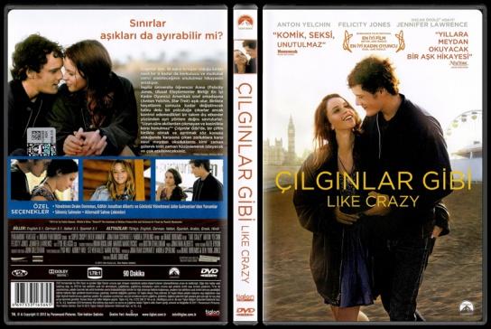 Like Crazy (lgnlar Gibi) - Scan Dvd Cover - Trke [2011]-like-crazy-cilginlar-gibi-scan-dvd-cover-turkce-2011jpg