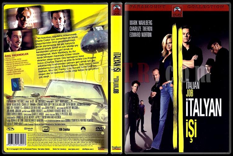 The Italian Job (talyan i) - Scan Dvd Cover - Trke [2003]-italian-job-italyan-isi-scan-dvd-cover-turkce-2003jpg