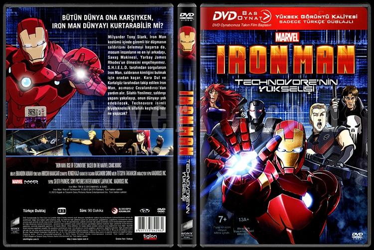 Iron Man:Rise of Technovore (ron Man: Technovore'nin Ykselii) - Scan Dvd Cover - Trke [2013]-iron-man-rise-technovore-iron-man-technovore-nin-yukselisi-scan-dvd-cover-turkce-2013jpg