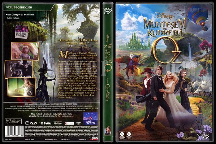 Oz the Great and Powerful (Muhteem ve Kudretli Oz) - Scan Dvd Cover - Trke [2013]-oz-great-powerful-muhtesem-ve-kudretli-oz-scan-dvd-cover-turkce-2013jpg