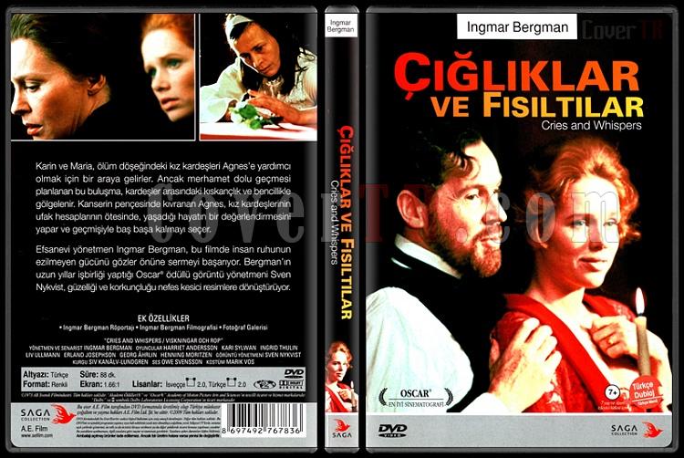 Viskningar Och Rop / Cries And Whispers (lklar ve Fsltlar) - Scan Dvd Cover - Trke [1972]-viskningar-och-rop-cries-whispers-cigliklar-ve-fisiltilarjpg