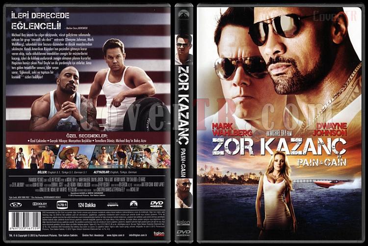 Pain & Gain (Zor Kazan) - Scan Dvd Cover - Trke [2013]-pain-gain-zor-kazan-scan-dvd-cover-turkce-2013jpg