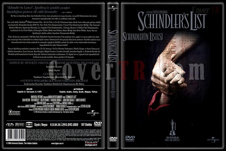 Schindler's List (Schindler'in Listesi) - Scan Dvd Cover - Trke [1993]-schindlers-list-schindlerin-listesi-scan-dvd-cover-turkce-1993jpg