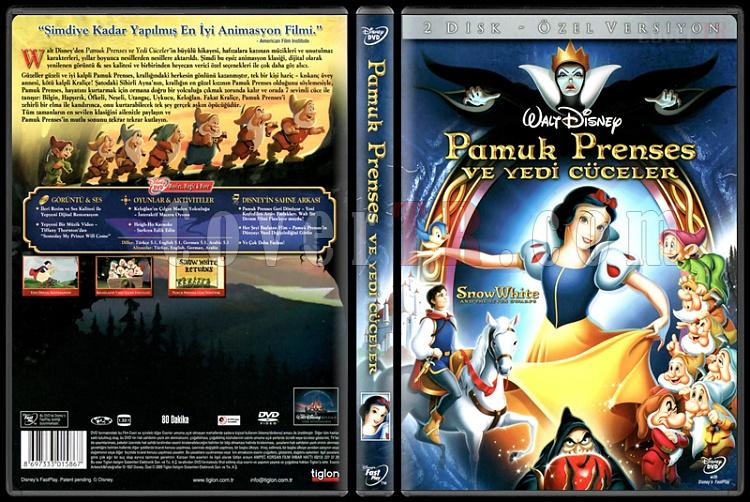 Snow White and the Seven Dwarfs (Pamuk Prenses ve Yedi Cceler) - Scan Dvd Cover - Trke [1937]-pamuk-prenses-ve-yedi-cucelerjpg