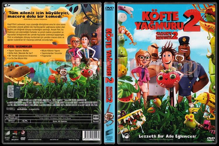 Cloudy with a Chance of Meatballs 2 (Kfte Yamuru 2) - Scan Dvd Cover - Trke [2013]-kofte-yagmuru-2-ycxjpg