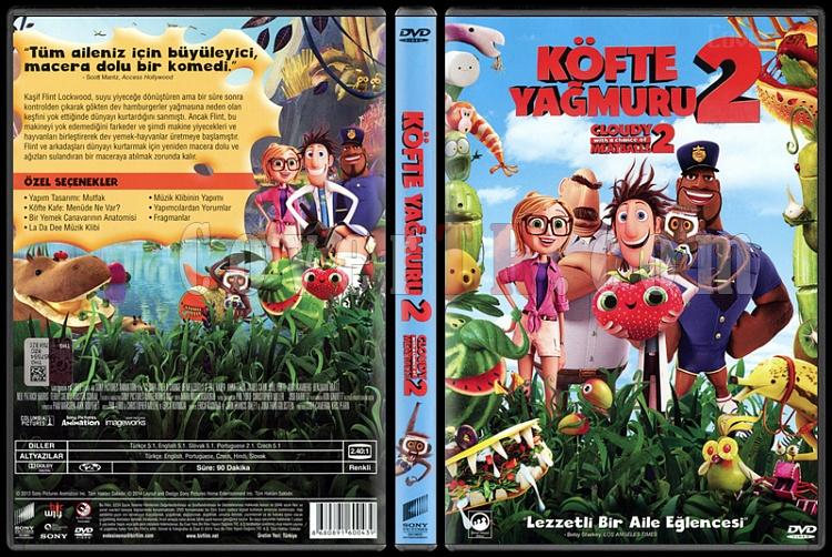 Cloudy with a Chance of Meatballs 2 (Kfte Yamuru 2) - Scan Dvd Cover - Trke [2013]-cloudy-chance-meatballs-2-kofte-yagmuru-2-scan-dvd-cover-turkce-2013jpg