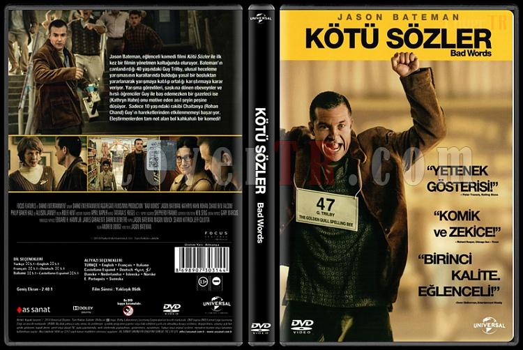 Bad Words (Kt Szler) - Scan Dvd Cover - Trke [2013]-bad-words-kotu-sozler-scan-dvd-cover-turkce-2013jpg