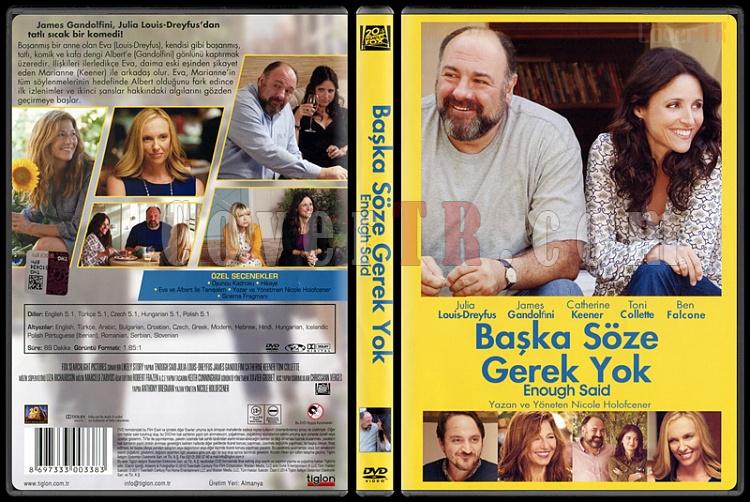 Enough Said (Baka Sze Gerek Yok) - Scan Dvd Cover - Trke [2013]-enough-said-baska-soze-gerek-yok-scan-dvd-cover-turkce-2013jpg