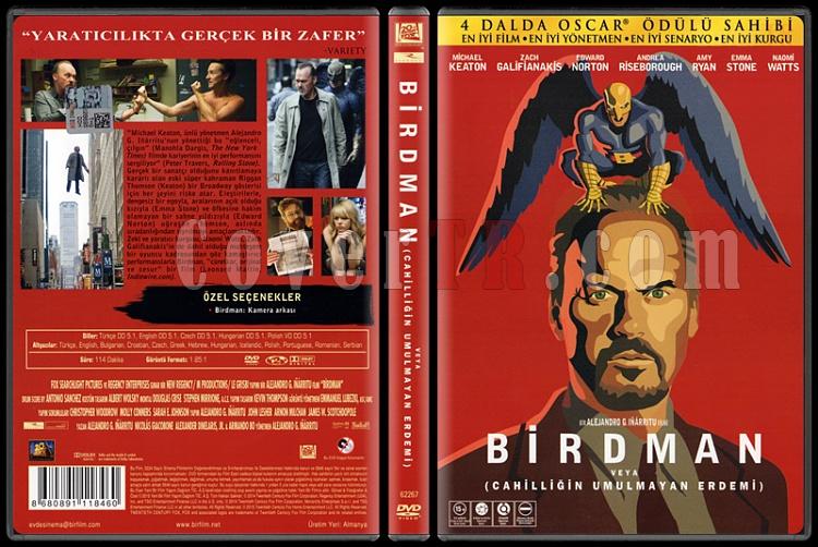 Birdman - Scan Dvd Cover - Trke [2014]-birdman-scan-dvd-cover-turkce-2014jpg