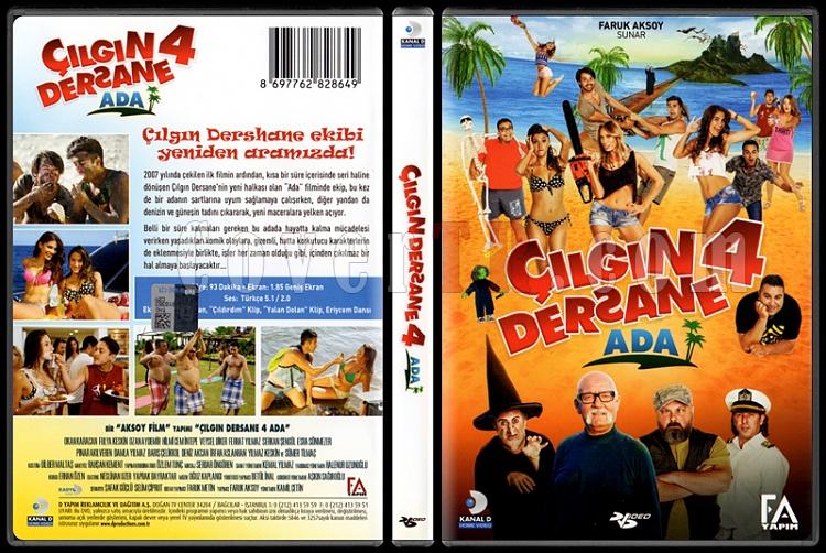 lgn Dersane 4: Ada - Scan Dvd Cover - Trke [2015]-cilgin-dersane-4-ada-scan-dvd-cover-turkce-2015jpg