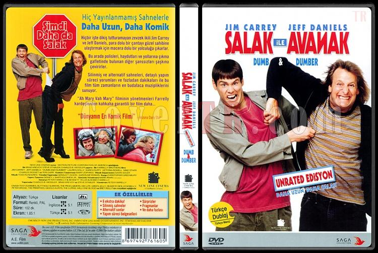 Dumb And Dumber (Salak ile Avanak) - Scan Dvd Cover - Trke [1994]-standardjpg