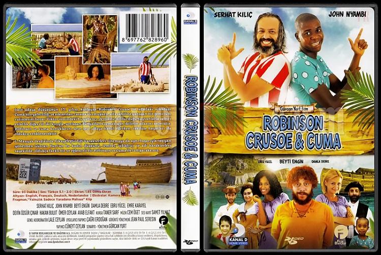 Robinson Crusoe & Cuma - Scan Dvd Cover - Trke [2015]-robinson-crusoe-cumajpg