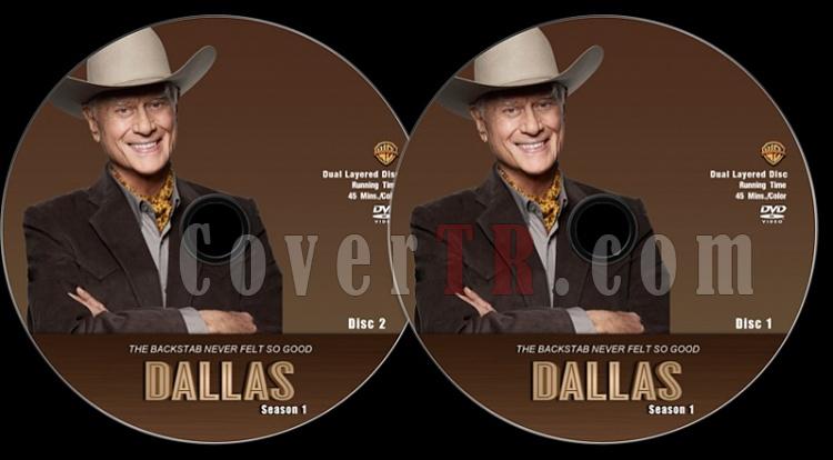 Dallas (Season 1) - Custom Dvd Label Set - English [2012]-labeljpg