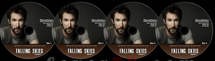 Falling Skies - Season 2  - Custom Dvd Label Set - English [2012]-pozjpg