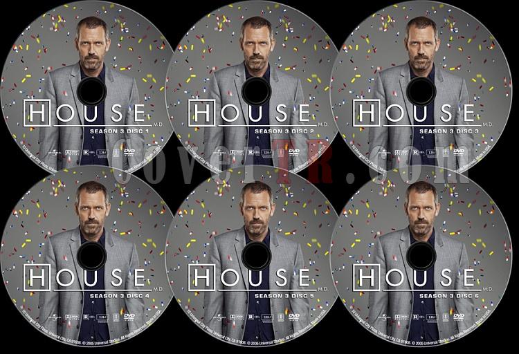 House M.D. (Season 3) - Custom Dvd Label Set - English [20042012]-s03jpg