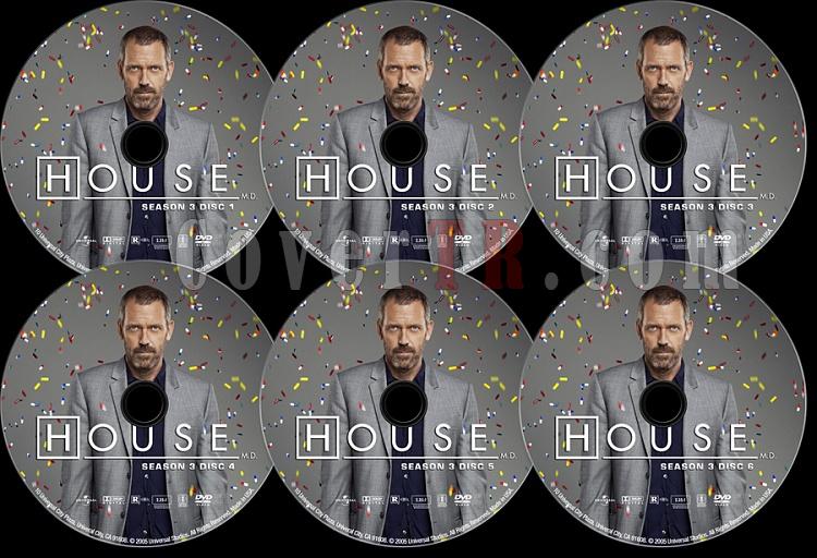 House M.D. (Season 3) - Custom Dvd Label Set - English [20042012]-s03jpg