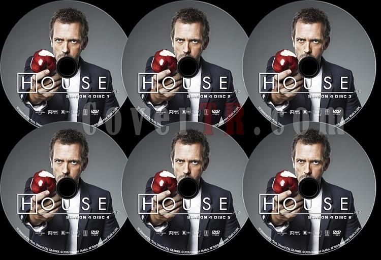 House M.D. (Season 4) - Custom Dvd Label Set - English [20042012]-s04jpg
